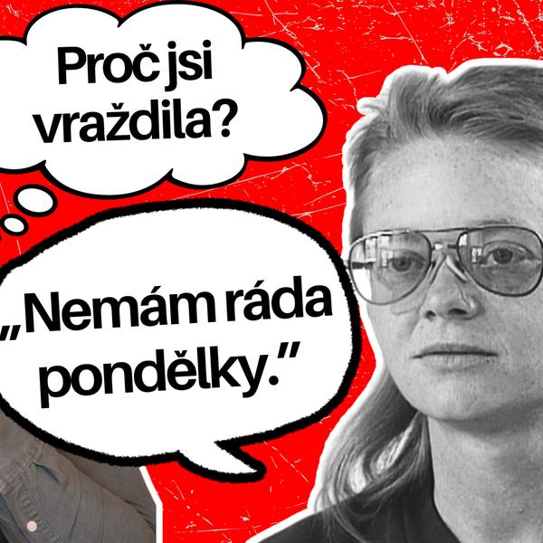 V černém